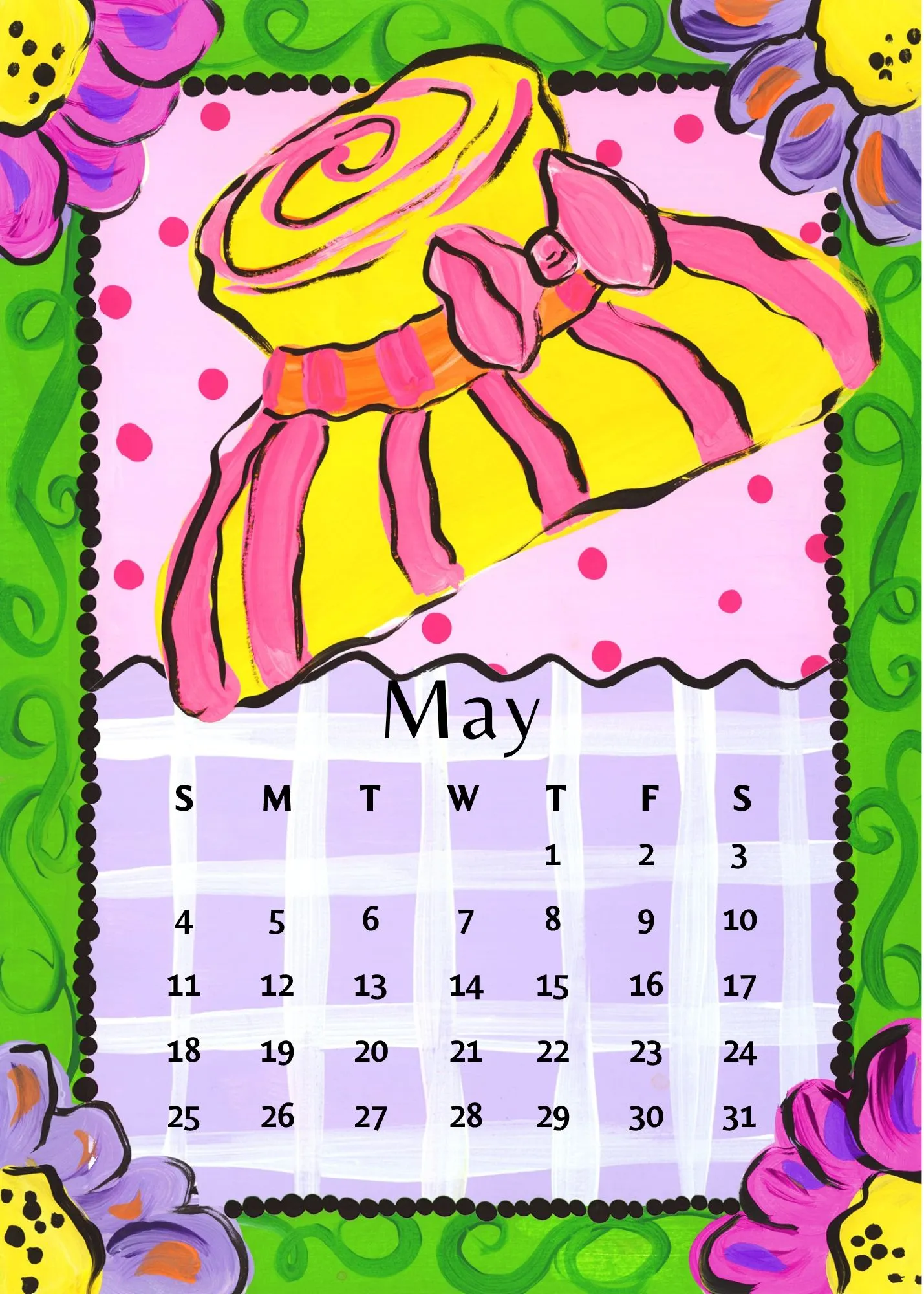 2025 Desktop Calendar Refill
