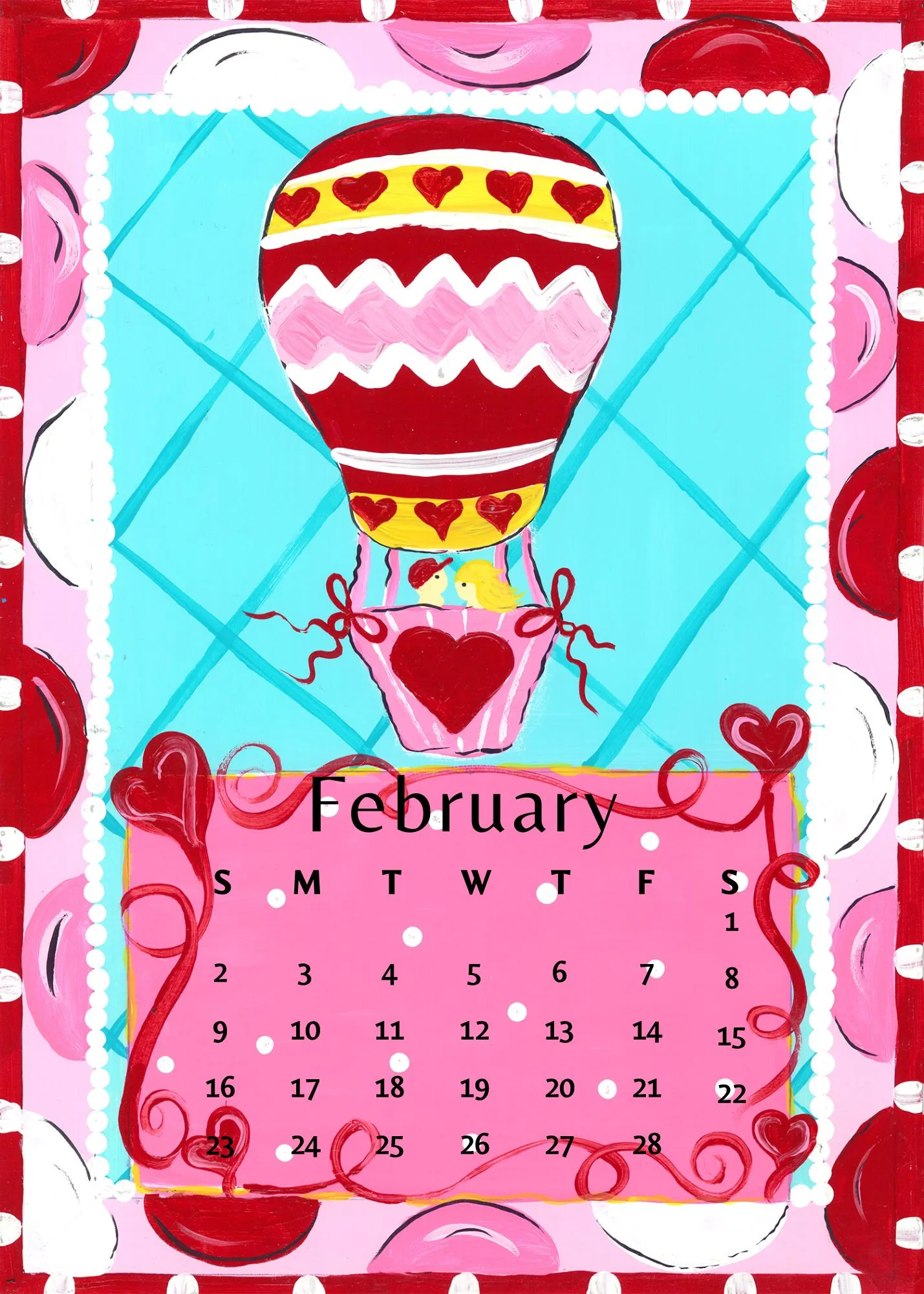2025 Desktop Calendar Refill