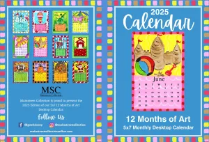 2025 Desktop Calendar Refill