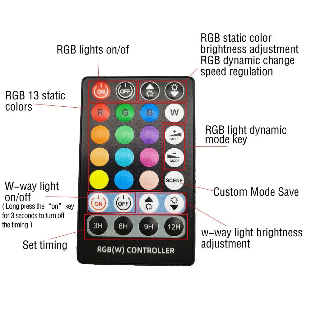 216LED Full Spectrum Aquarium LED Light | Aqua Plant Fish Tank Lamp