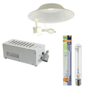 400w HPS Grow Light Kit | Osram Bulb   730mm Deep Bowl   Ballast