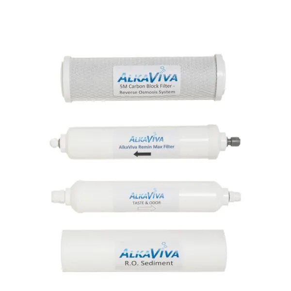 AlkaViva Reverse Osmosis System Replacement Filters, Annual Package