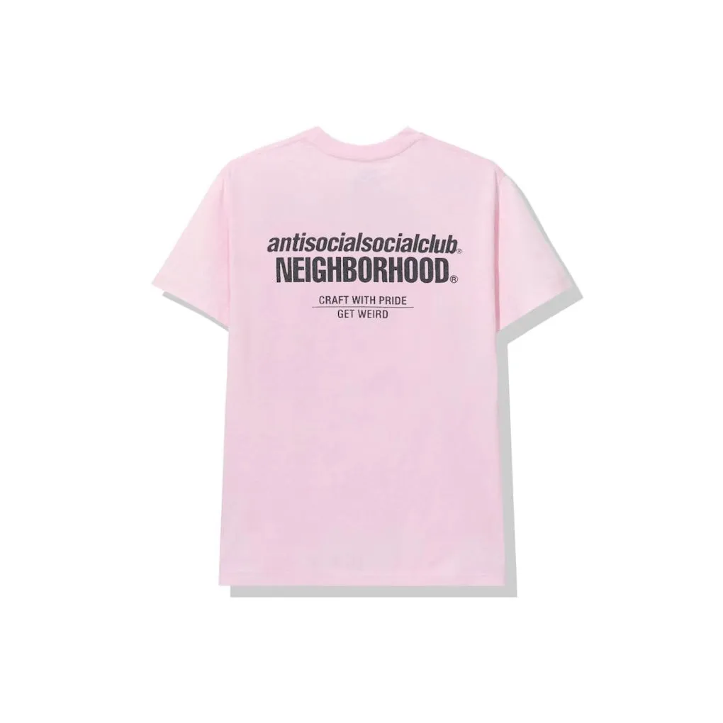 Anti Social Social Club x Neighbourhood Pink tee