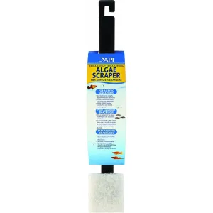 API Acrylic Aquarium Algae Scraper & Pad
