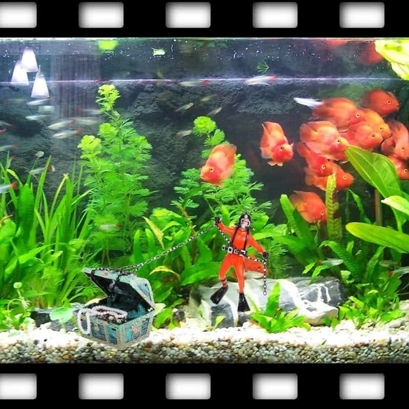 Aquarium Decor Resin Diver