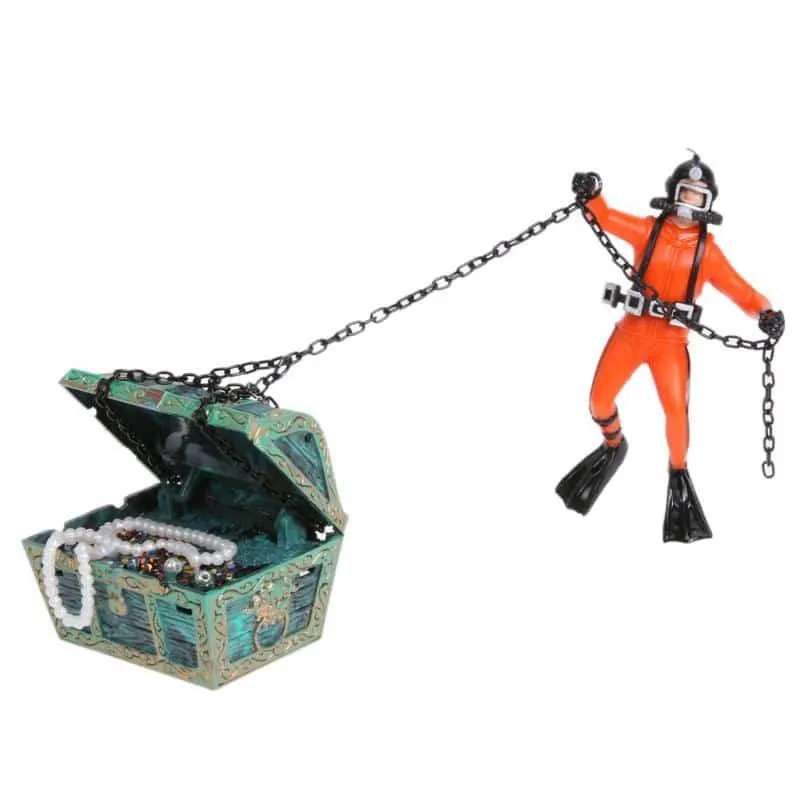 Aquarium Decor Resin Diver