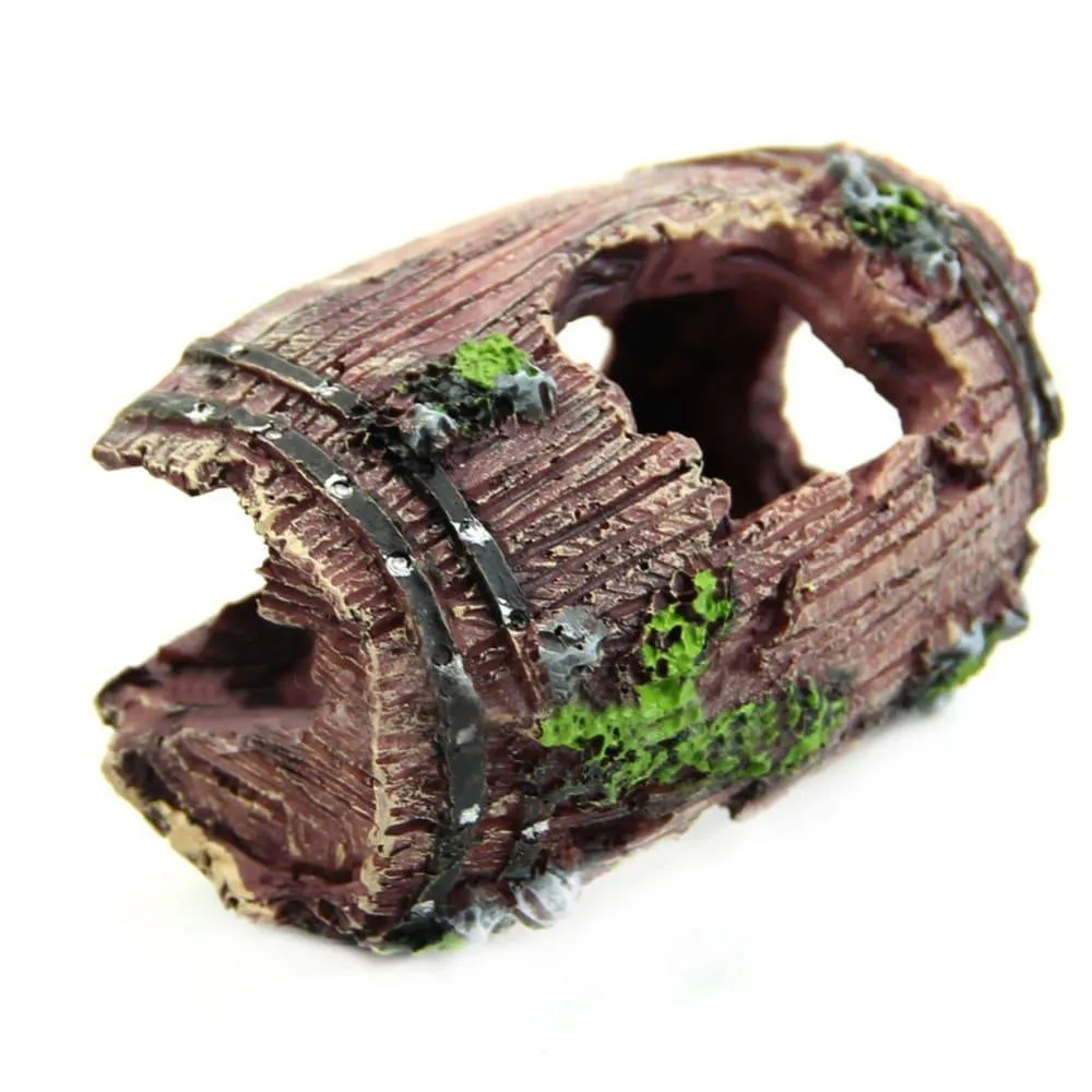 Artificial Barrel for Fish Tank