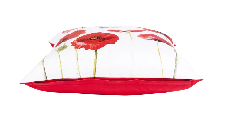 ASHDENE  Large Cushion Poppies