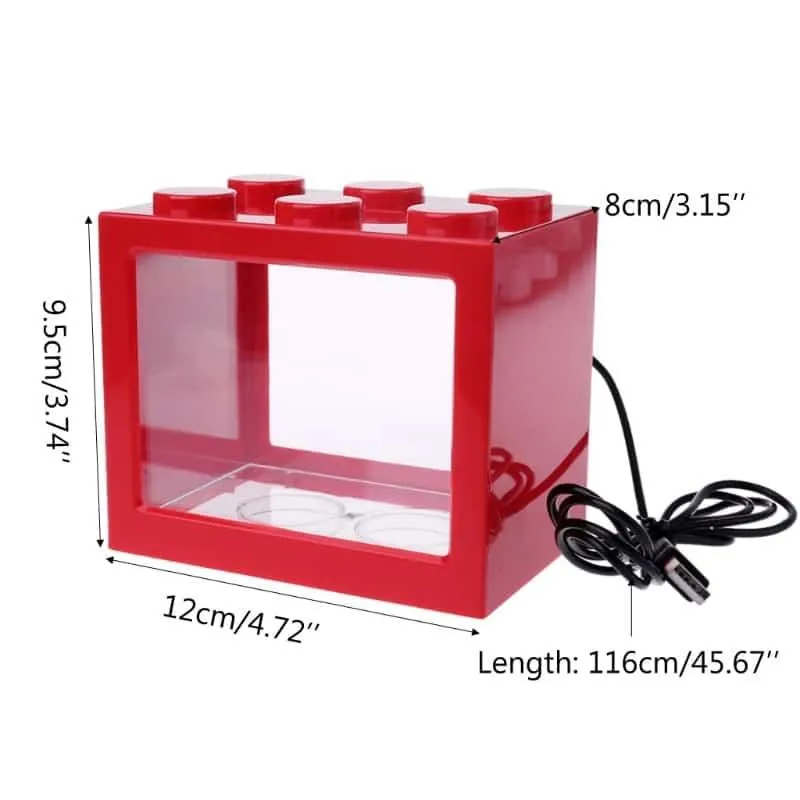Building Block Design Mini Aquarium