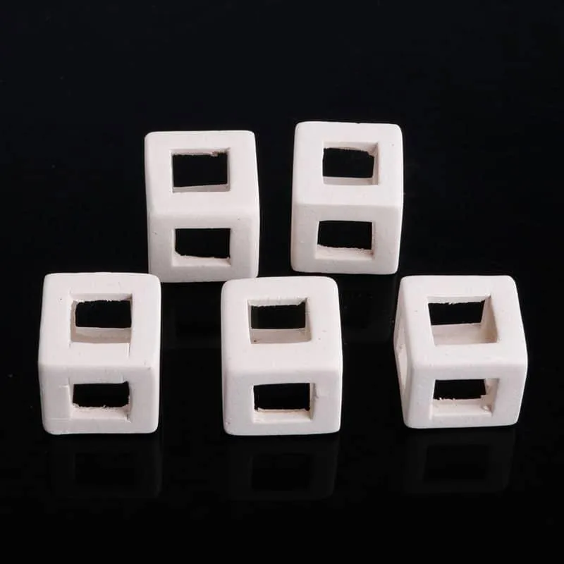 Ceramic Cube Aquarium Decor