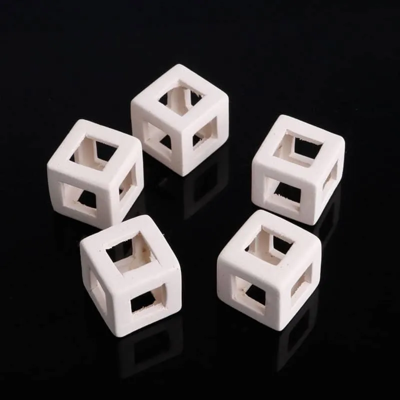 Ceramic Cube Aquarium Decor