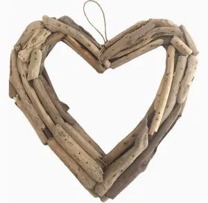 Driftwood Heart Wall Art