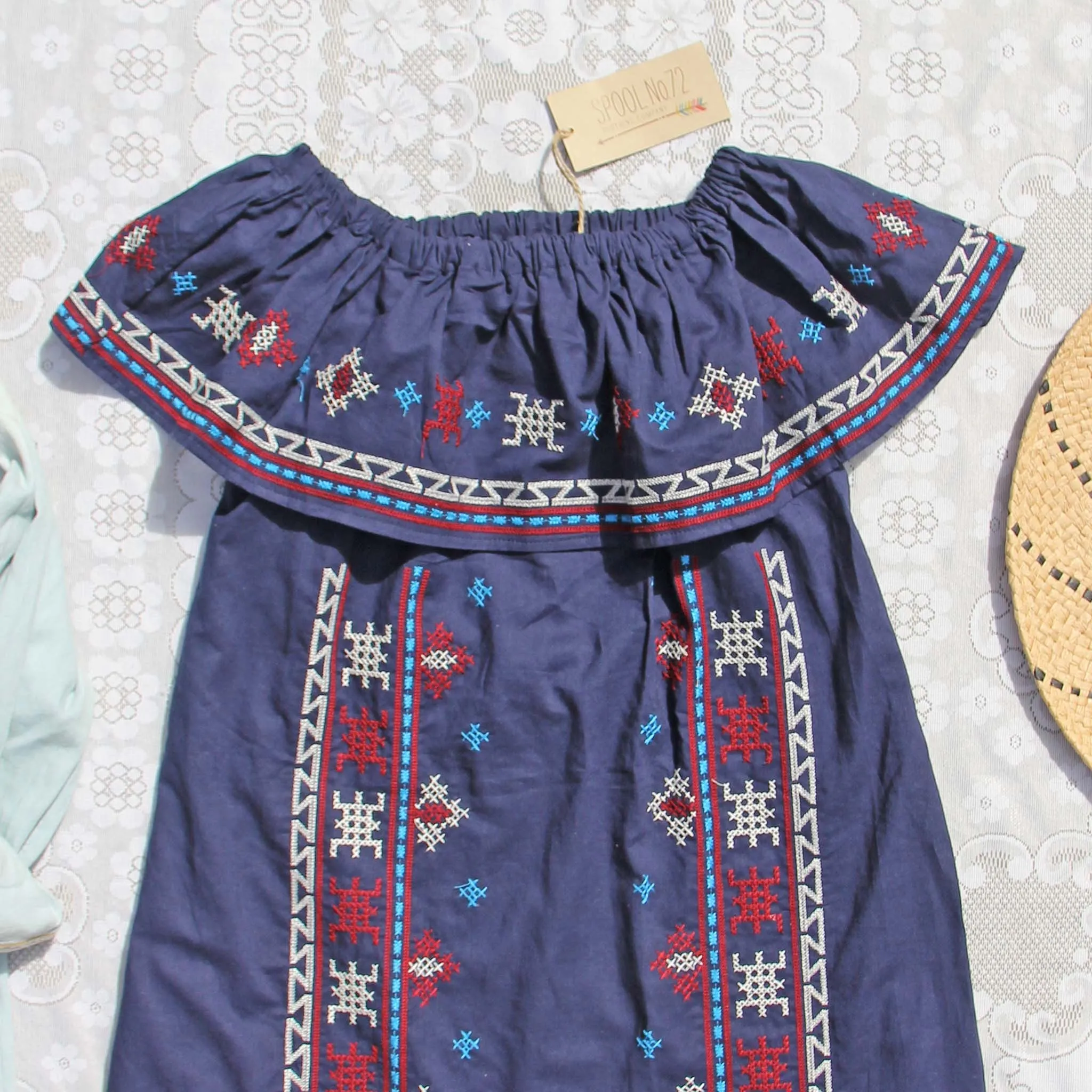 Driftwood Summer Dress in Navy