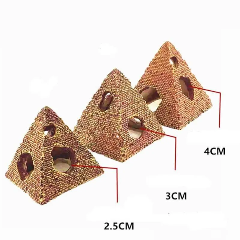Egyptian Pyramid Aquarium Decor