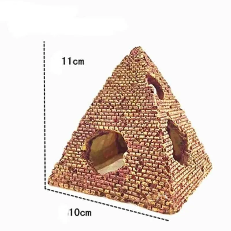 Egyptian Pyramid Aquarium Decor