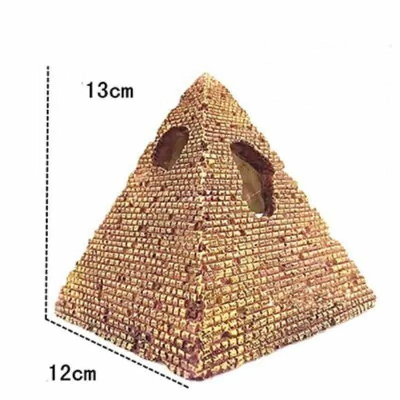 Egyptian Pyramid Aquarium Decor