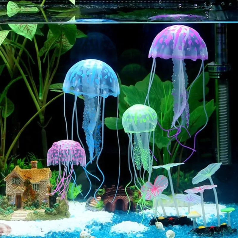Glowing Artificial Jellyfish Ornament