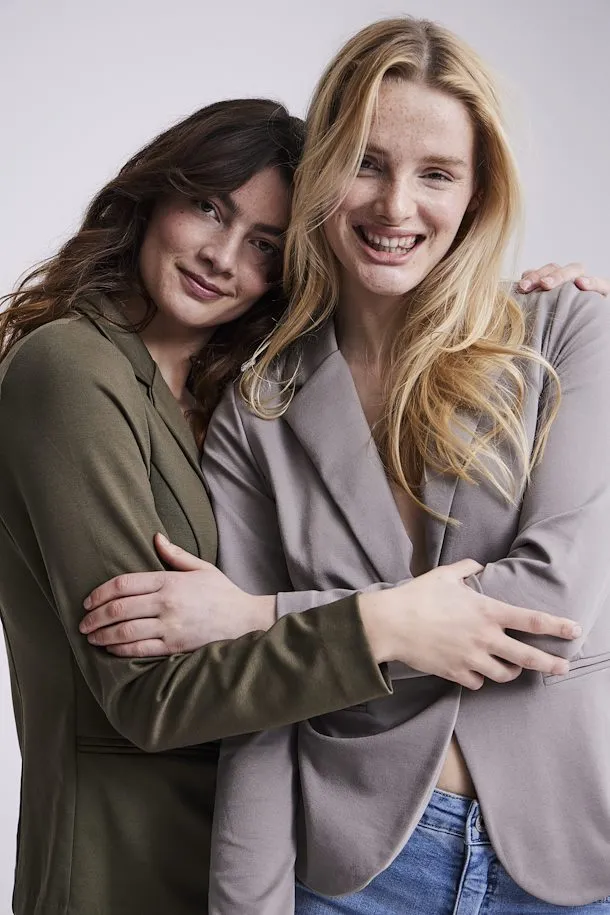 ICHI Kate Driftwood Blazer