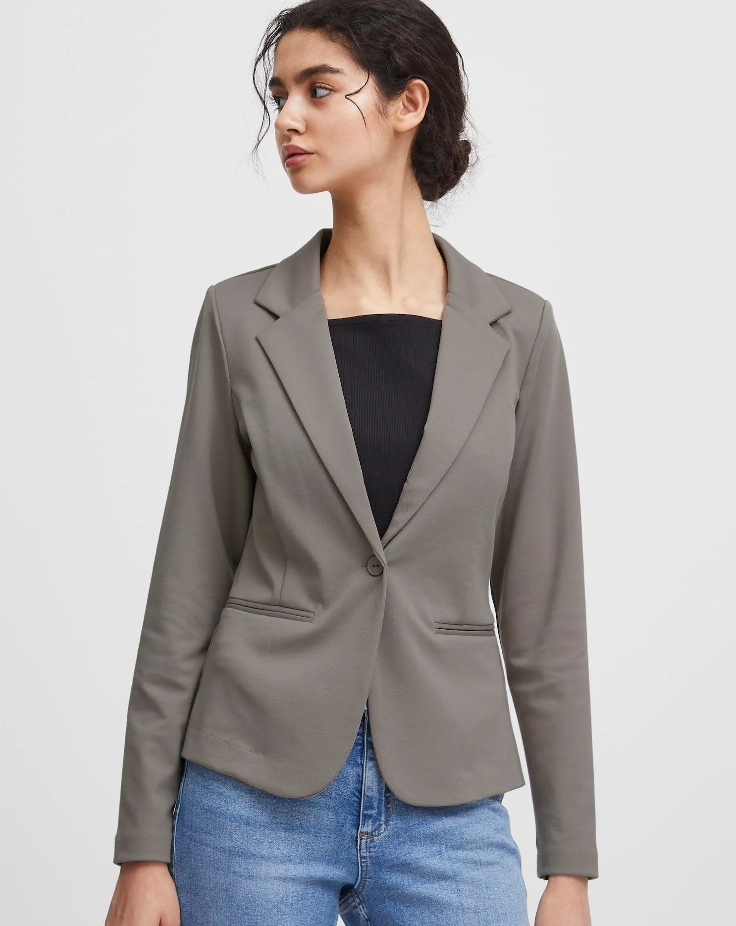 ICHI Kate Driftwood Blazer
