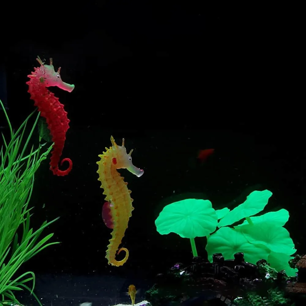 Luminous Sea Horse Aquarium Decor