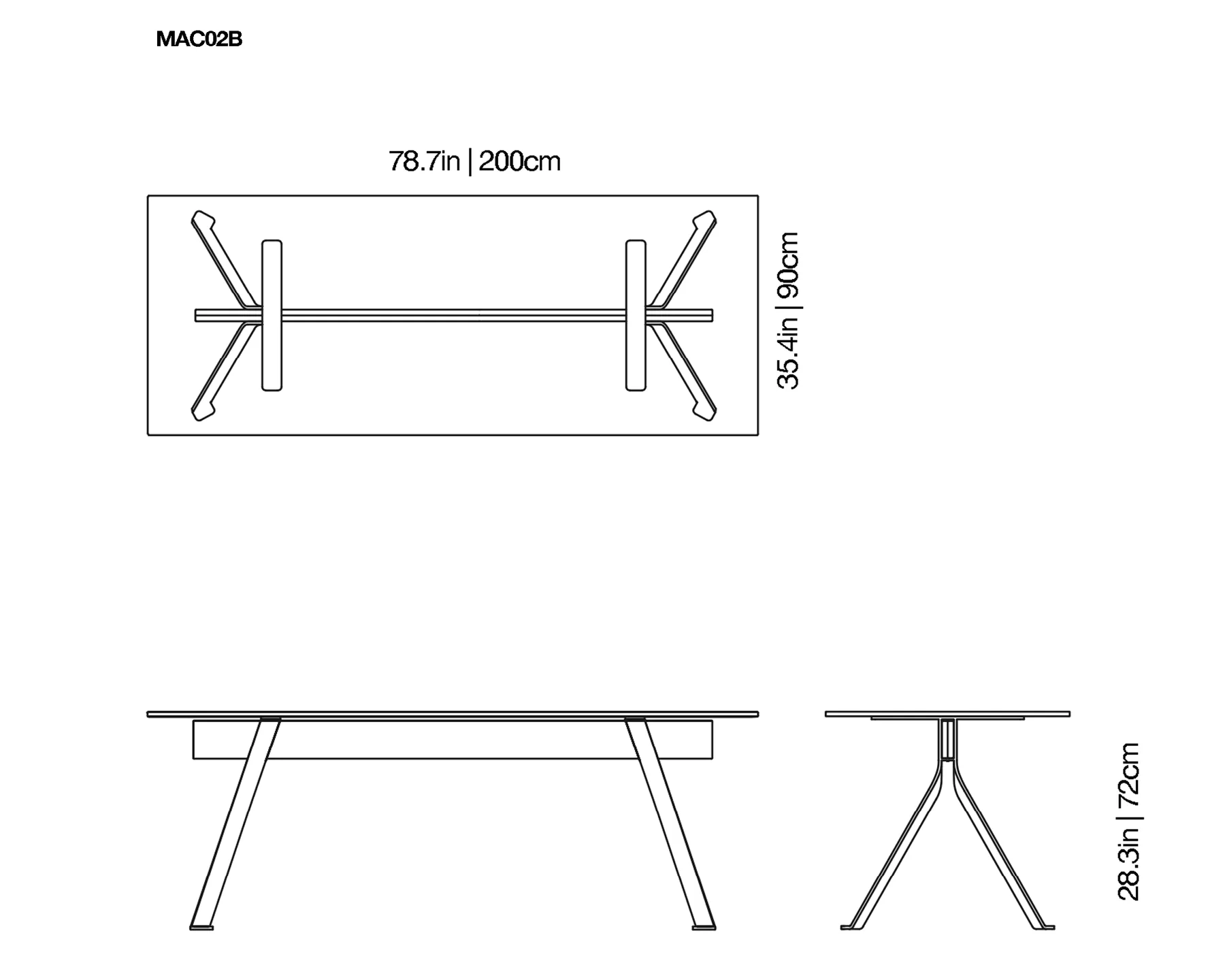 Mari Cristal Writing Desk