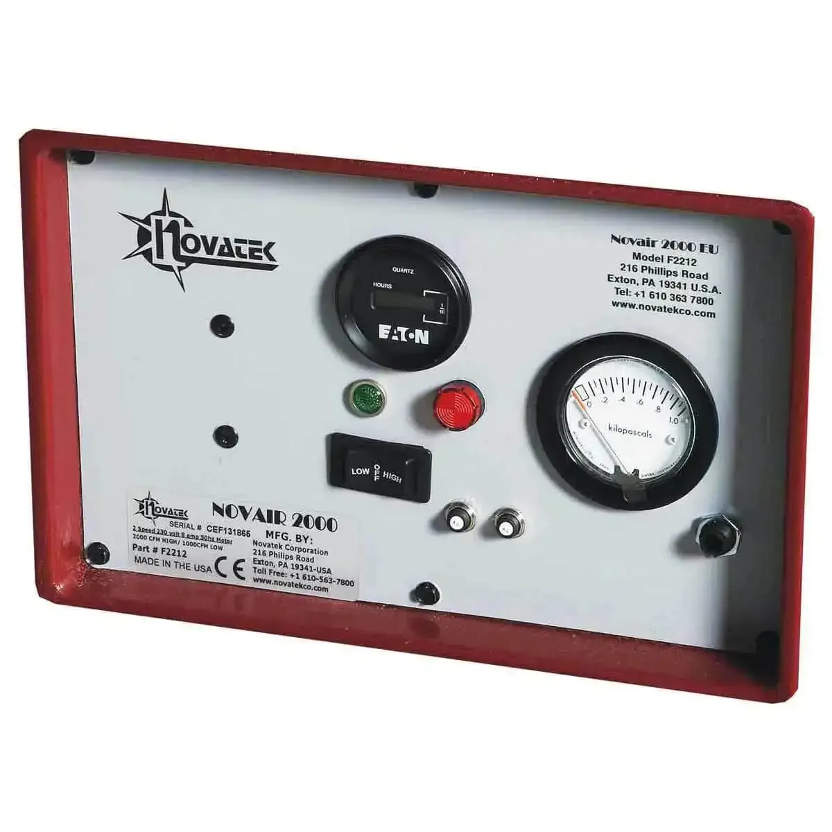 Novatek Novair 2000 Negative Air Machine