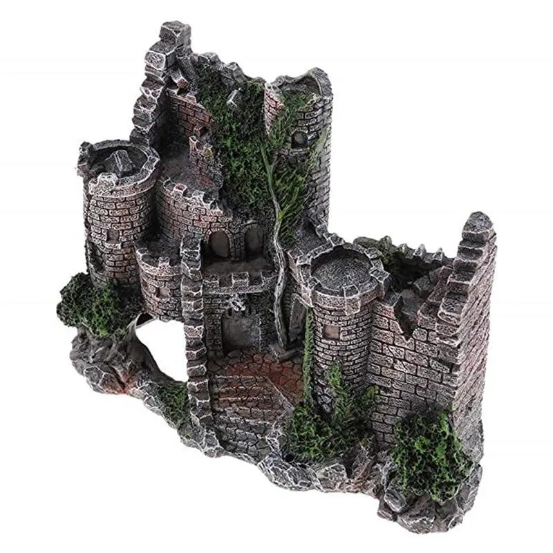 Old Castle Aquarium Decor