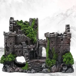 Old Castle Aquarium Decor