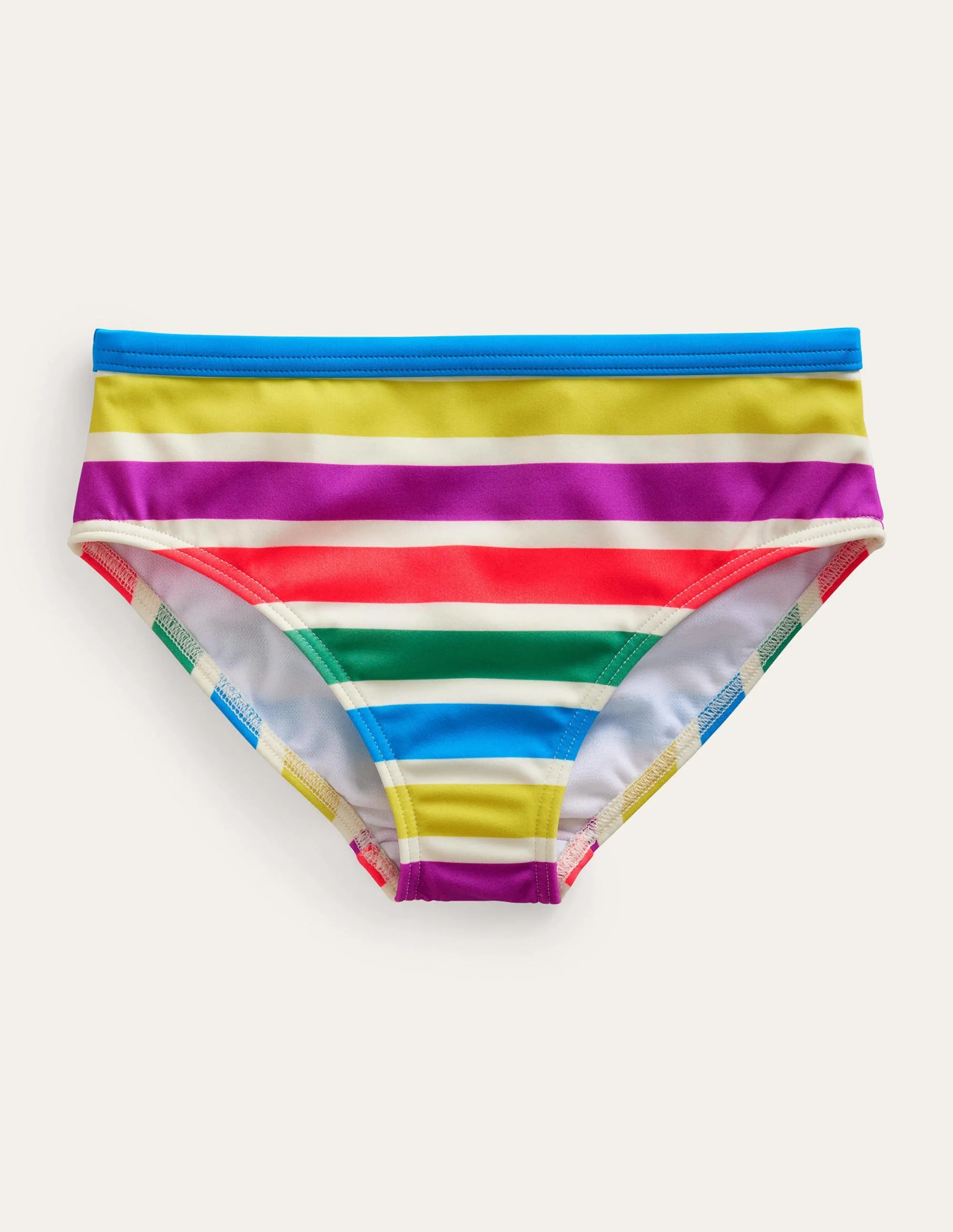 Patterned Bikini Bottoms-Day Tripping Stripe