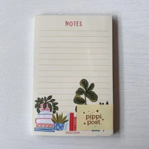Plants & Books Notepad
