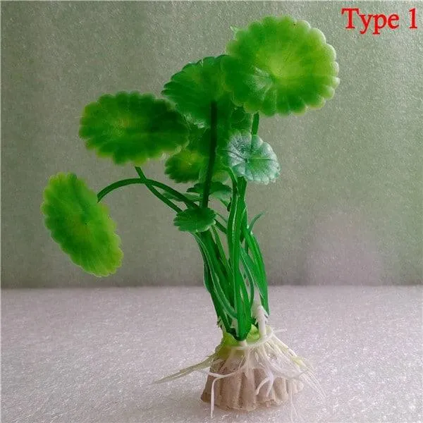 Plastic Multicolored Aquarium Plants