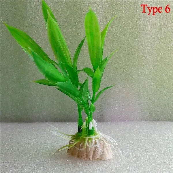 Plastic Multicolored Aquarium Plants