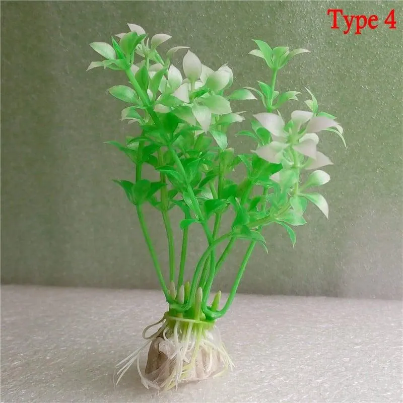 Plastic Multicolored Aquarium Plants