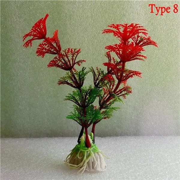 Plastic Multicolored Aquarium Plants