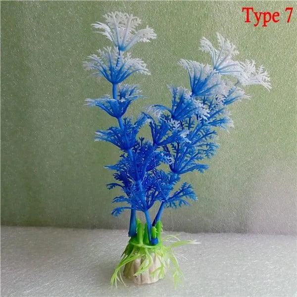 Plastic Multicolored Aquarium Plants