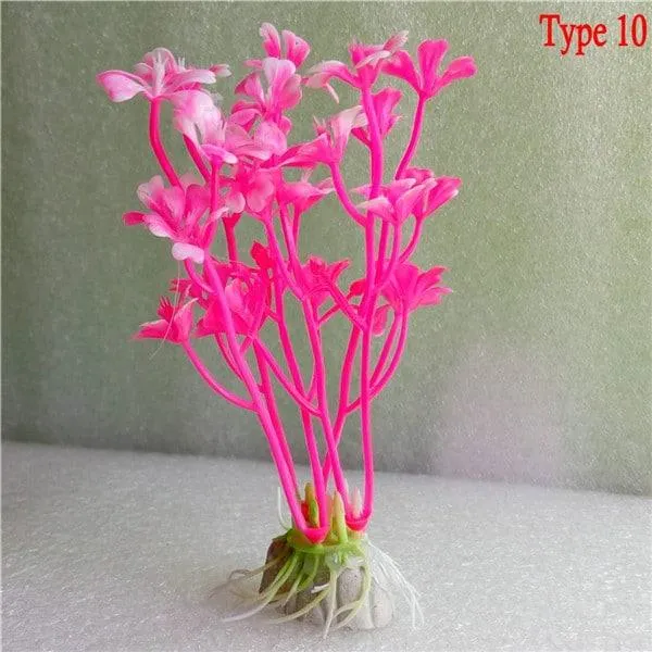 Plastic Multicolored Aquarium Plants