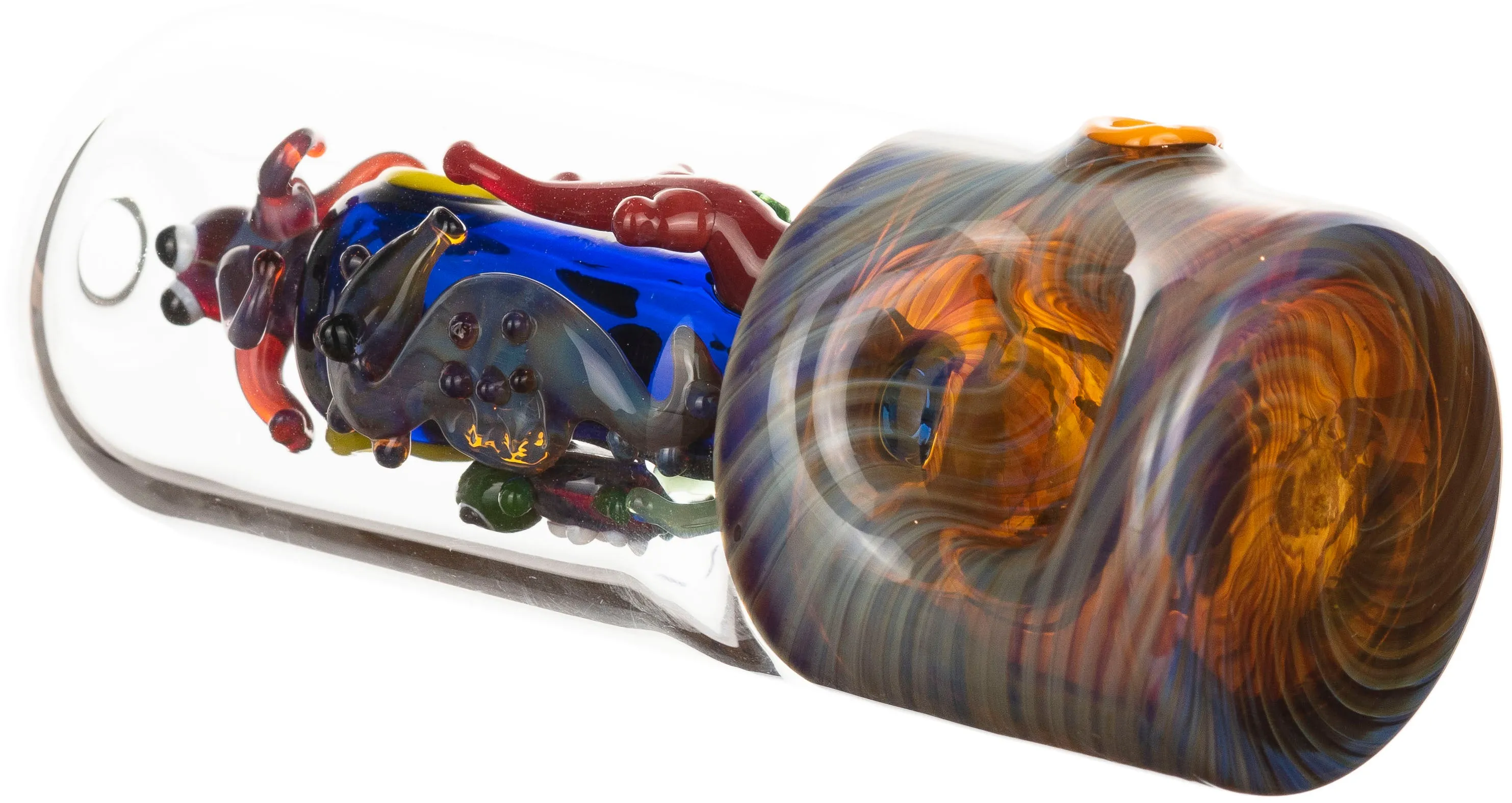 Premium Aquarium Hand Pipe, by MK100 Glass