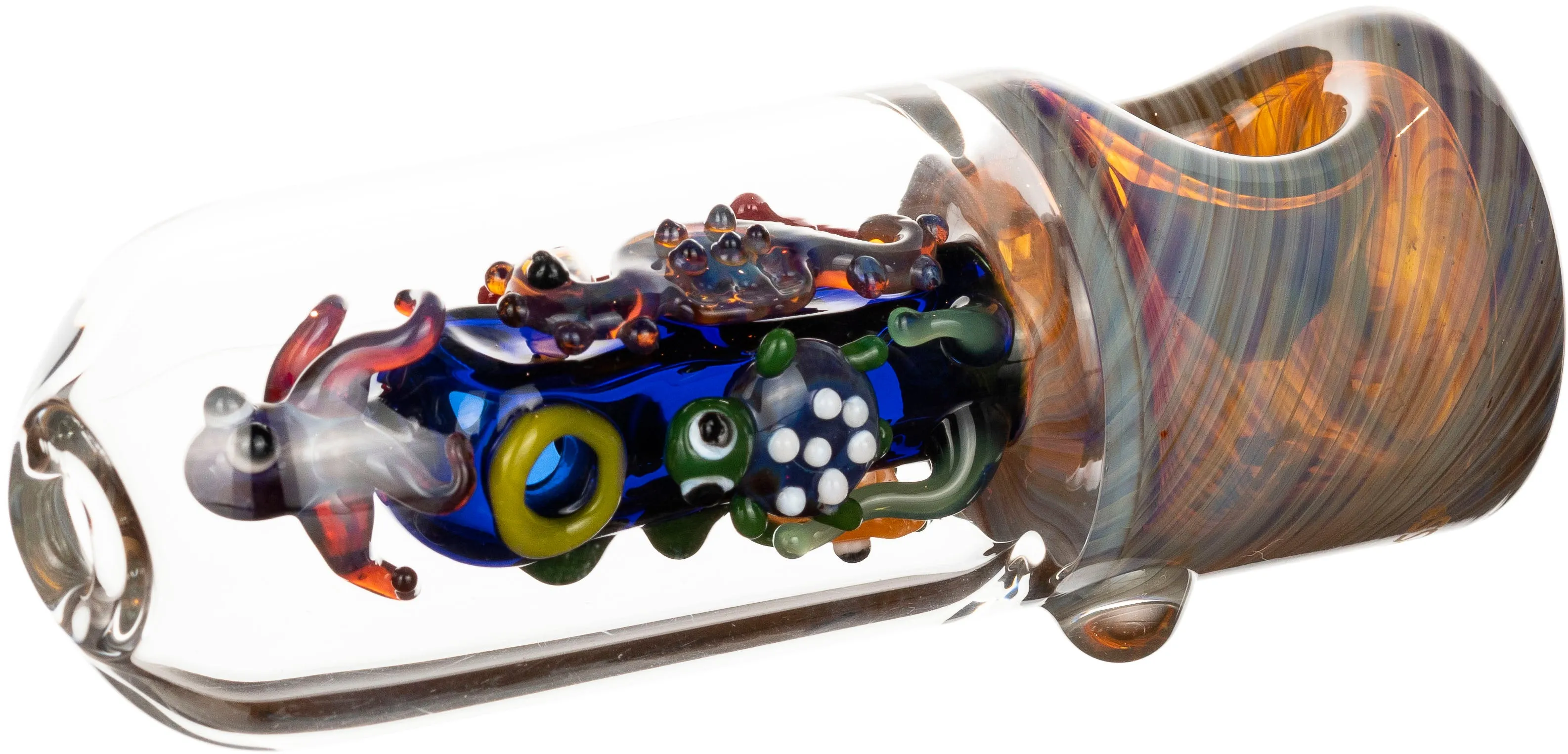Premium Aquarium Hand Pipe, by MK100 Glass