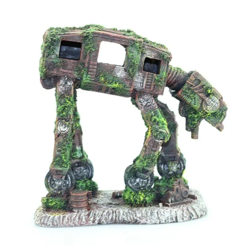Robot Fugurine Aquarium Decor