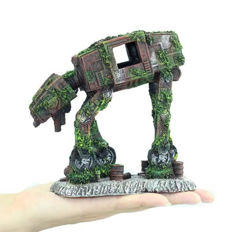 Robot Fugurine Aquarium Decor