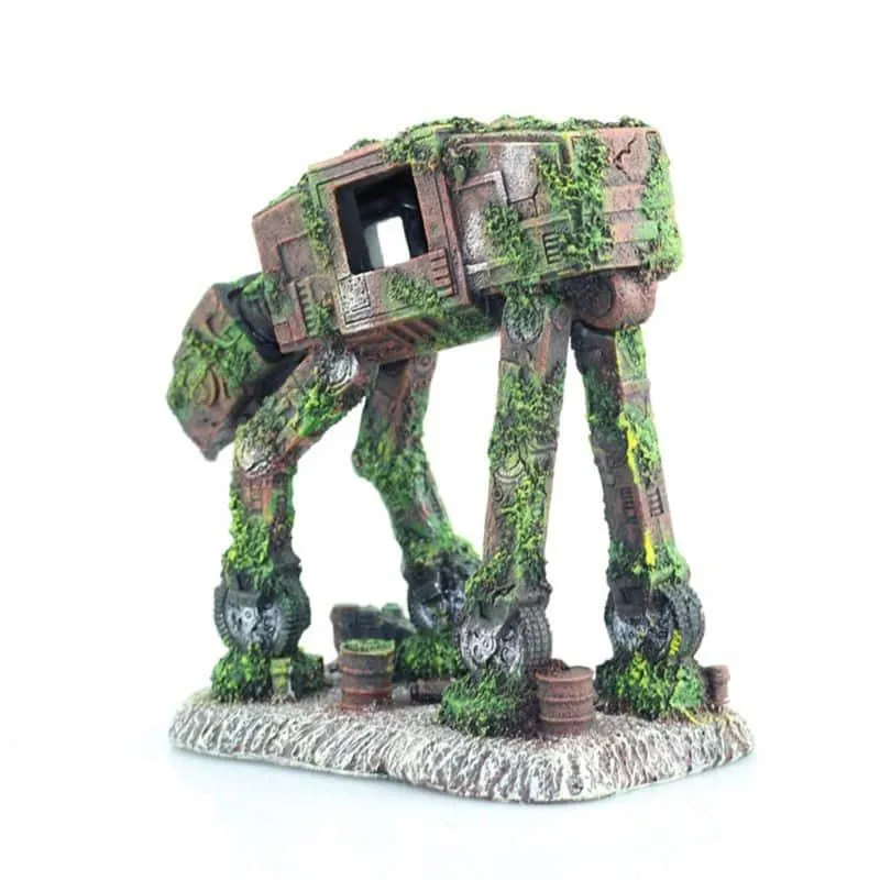 Robot Fugurine Aquarium Decor