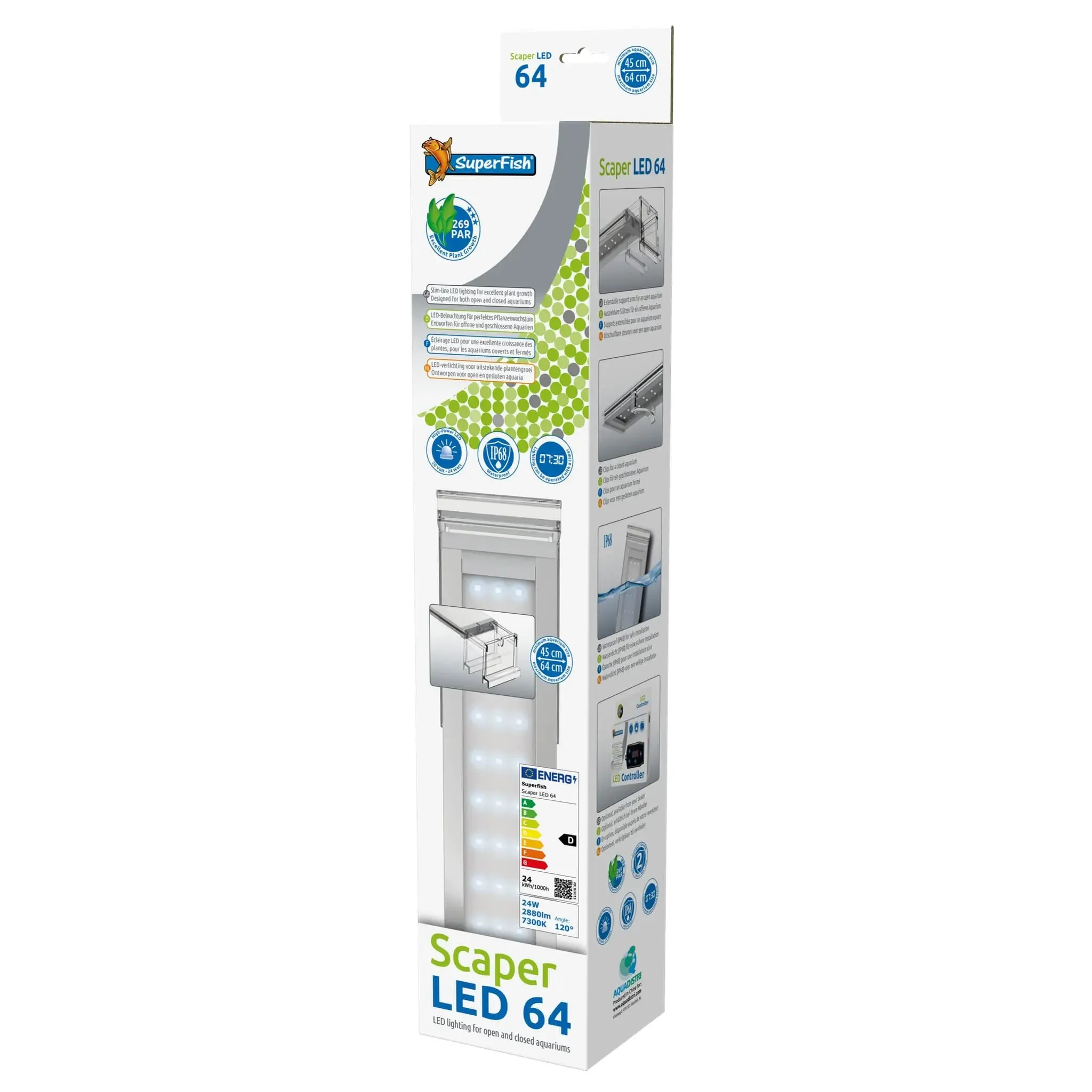Superfish Scaper LED 64 - Compact Aquarium Lighting