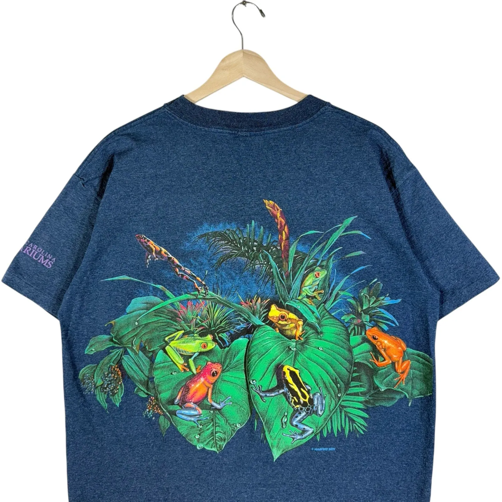 Vintage North Carolina Aquariums Frog Tee
