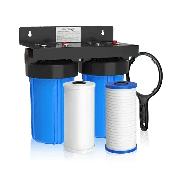 Waterdrop WHF21-PG 5 Micron 2-Stage Whole House Water Filtration System